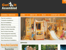Tablet Screenshot of getitassembled.com